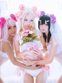 冲田凛花Rinka、铃铃Yakira、鬼姬Oni Hime Wedding Bikini ver. (Fate kaleid liner prisma☆伊莉雅)(11)
